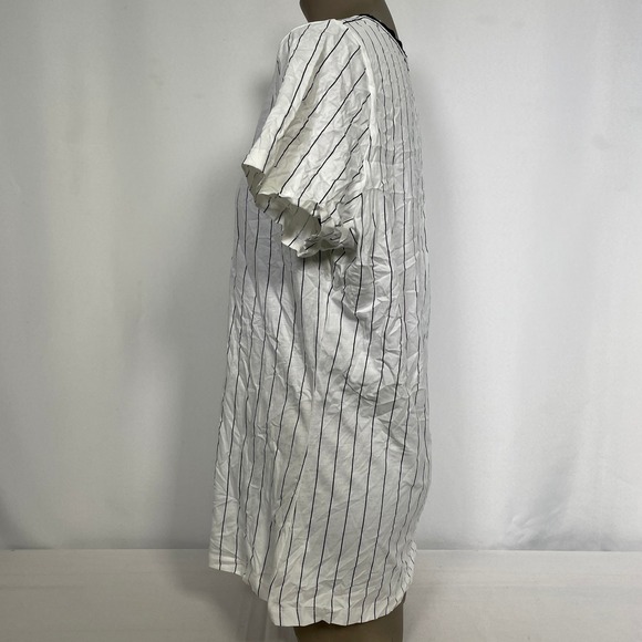 5th & Ocean New Era Black & White Baby Pinstripe Ringer Jersey Women's 2XL - Picture 5 of 10